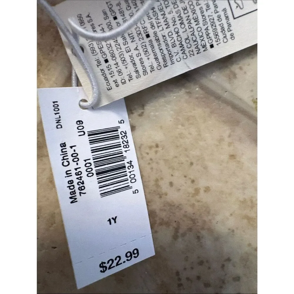 Old Navy White and Pink Girls Slip-On Sneakers